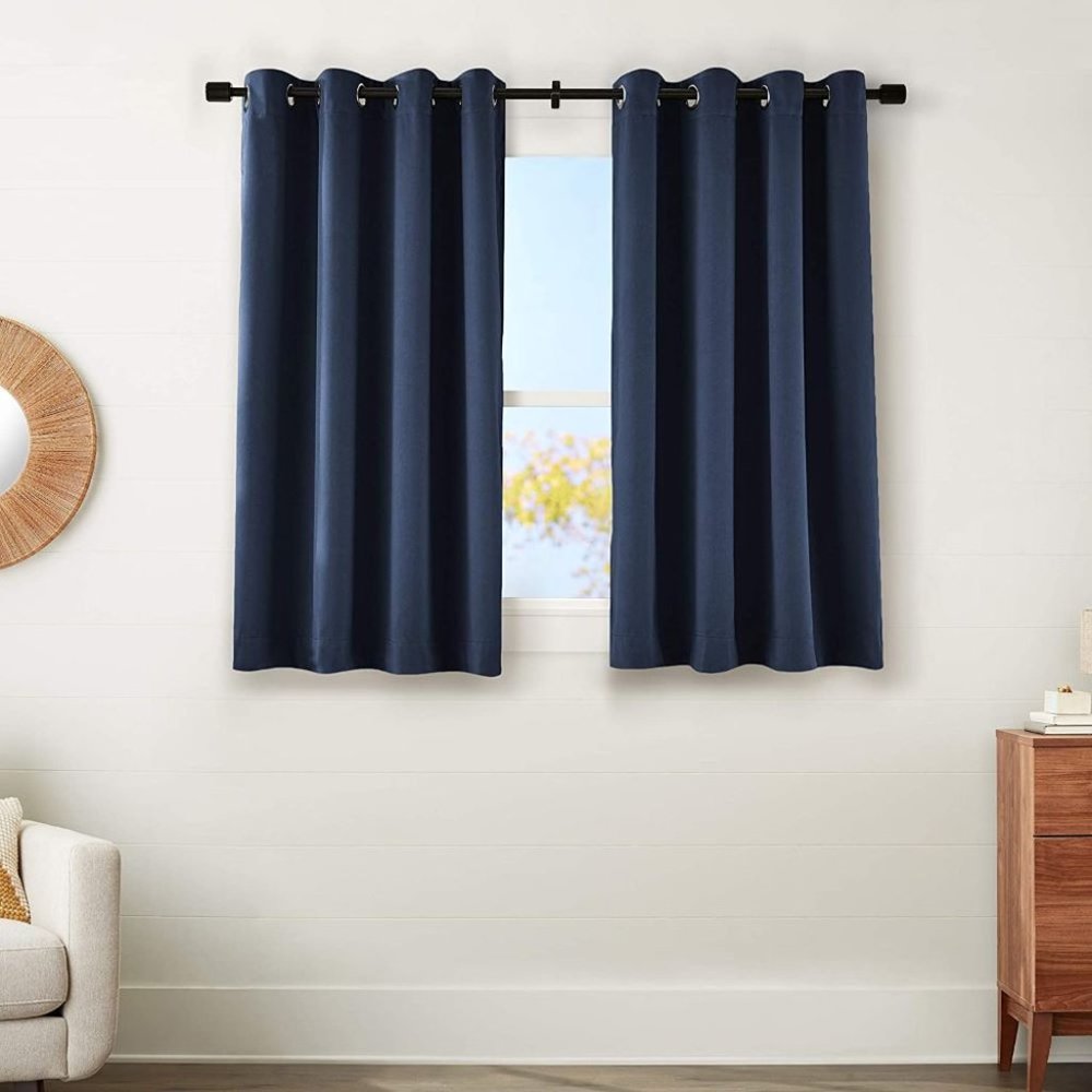 🛑AMAZON Room Dark ➕ WINDOW CURTAINS Theatre 🆒 SHADES Sleep Black PANEL Buy Now
